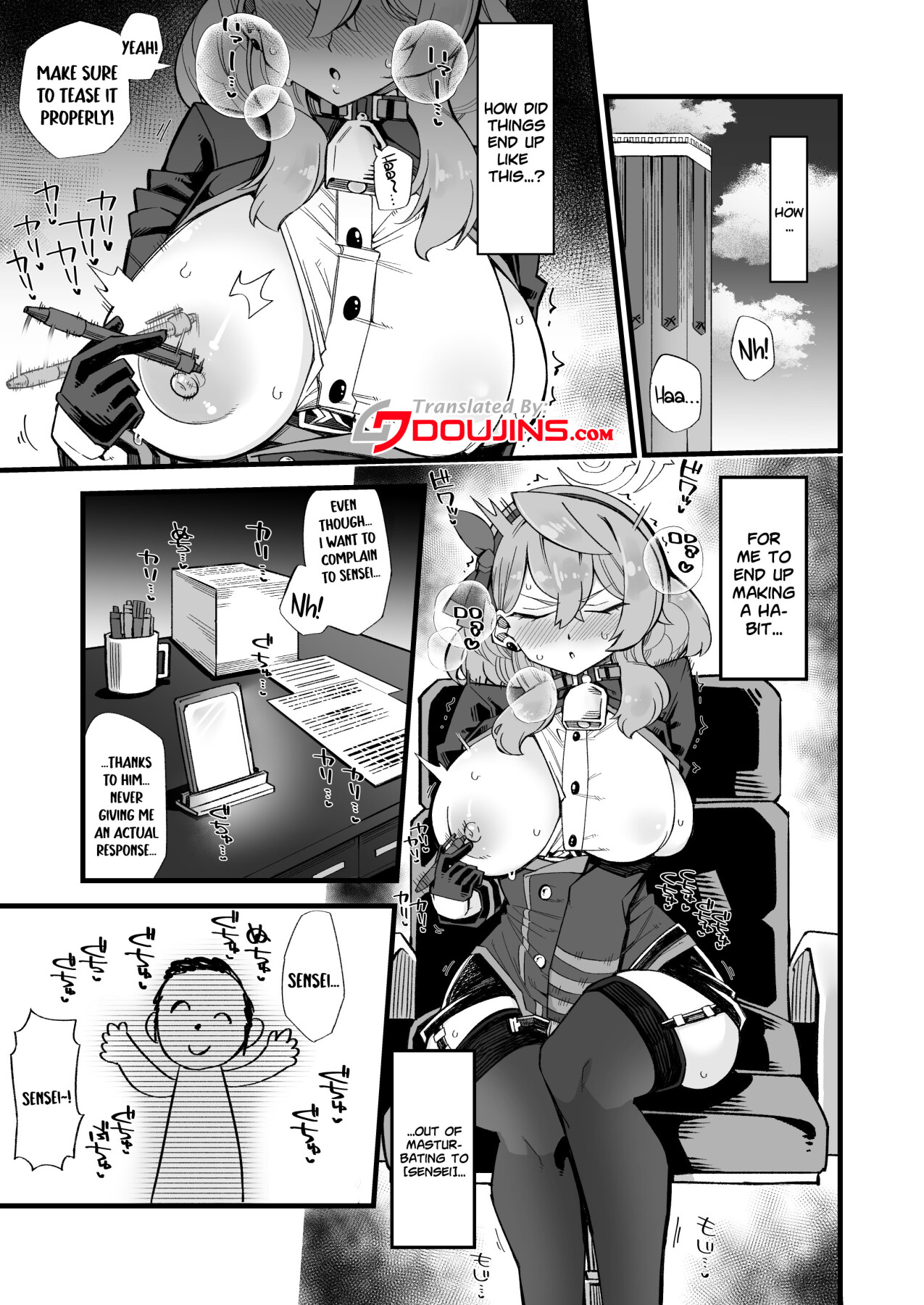 Hentai Manga Comic-Ako's Stress Relieving Sex-Read-2